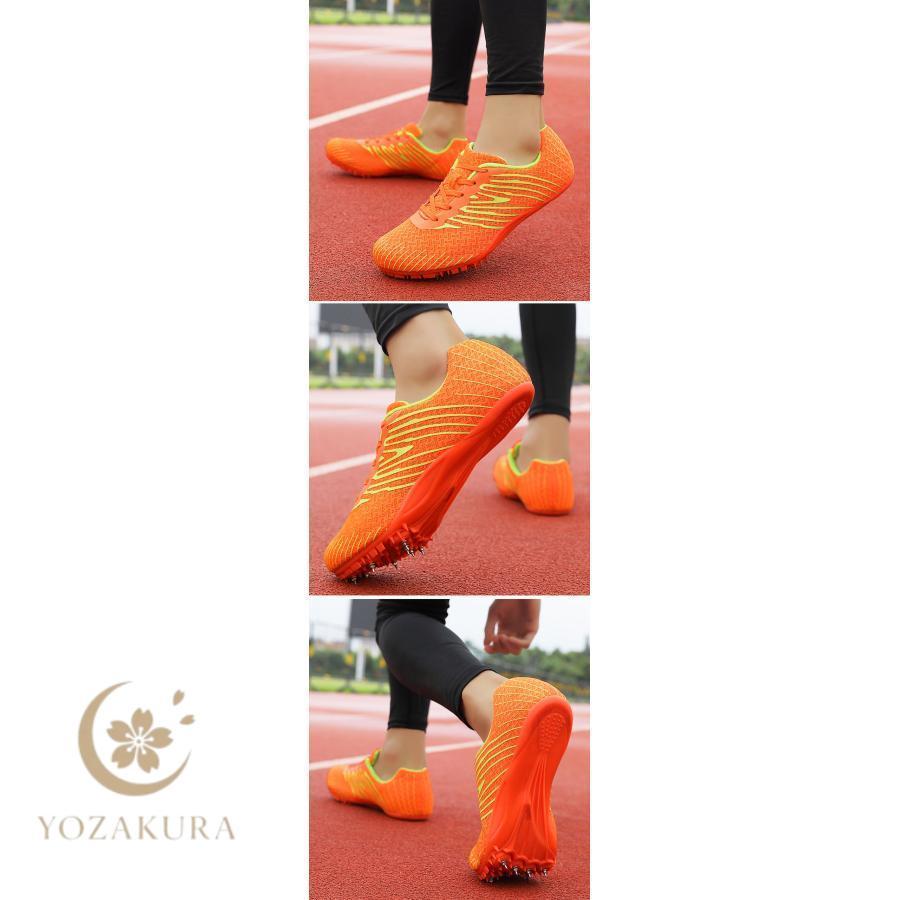 陸上スパイク 陸上競技シューズ メンズ 超軽量 通気 陸上シューズ