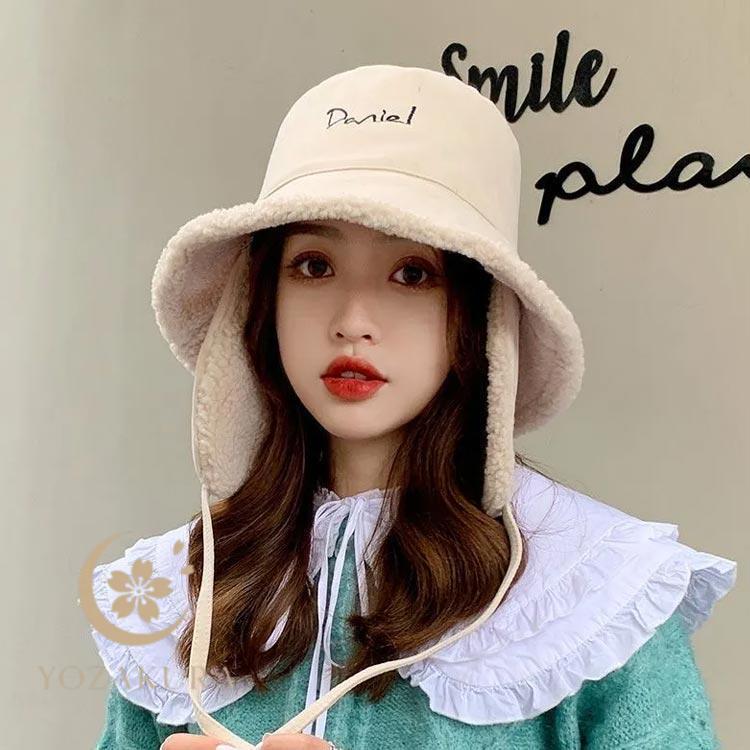 wynken フリース耳当てつきcap パケットハット 耳当て付き2WAYファーバケットハット – BLUE ONLINE