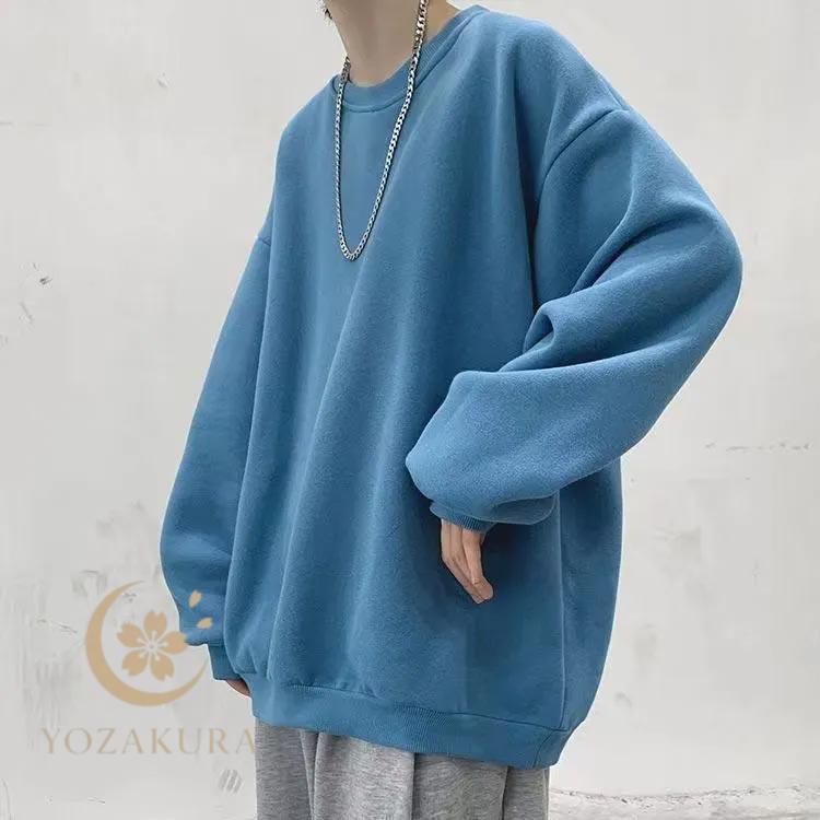 トレーナー 無地 スウェット メンズ レディース 厚手 春服 秋 冬 無地