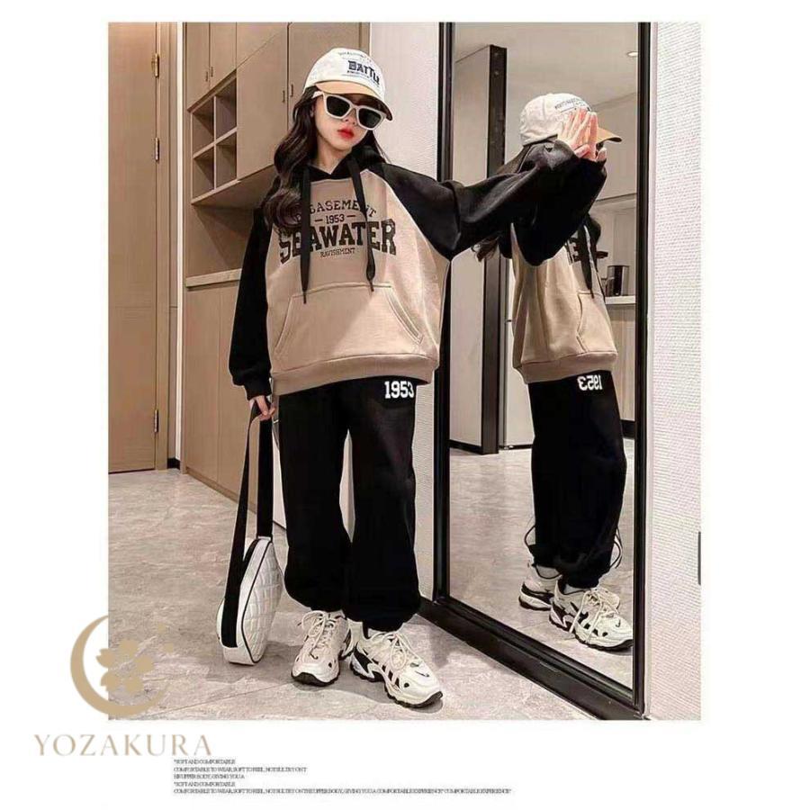 セットアップ キッズ パーカー ジョガーパンツ 上下セット 子供服