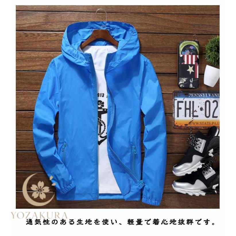 パーカー メンズ フード付き 春 夏 秋 薄手 ビジネス UVカットパーカー