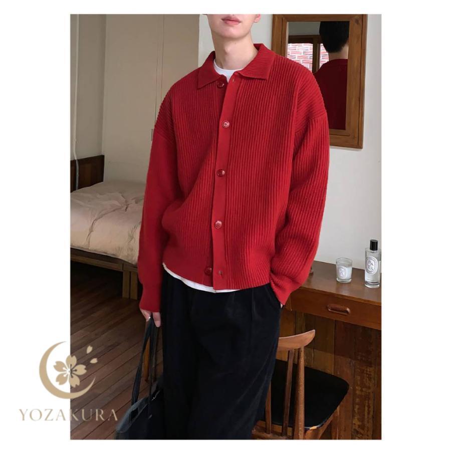日本で買うよりも安く/紙袋あり/COOR メンズニット 長袖 XL 厚手