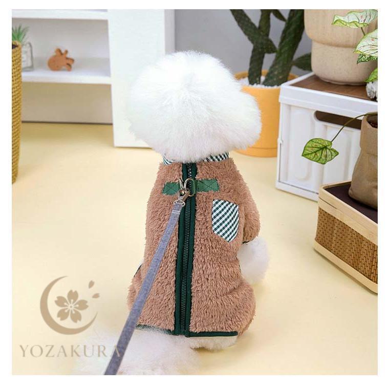 犬服 犬の服 ドッグウェア 秋 冬 洋服 ペット服 秋冬 ロンパース 胴輪