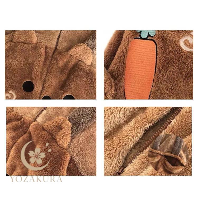ルームウェア レディース もこもこ 秋 冬 パジャマ かわいい クマ