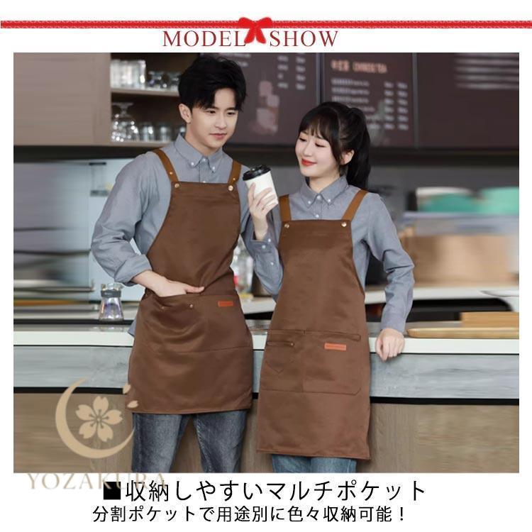 かぶるだけ エプロン レディース ワークエプロン メンズ キャンパス