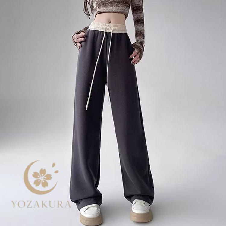 スウェットパンツ ワイドパンツ レディース ストレート 春夏秋