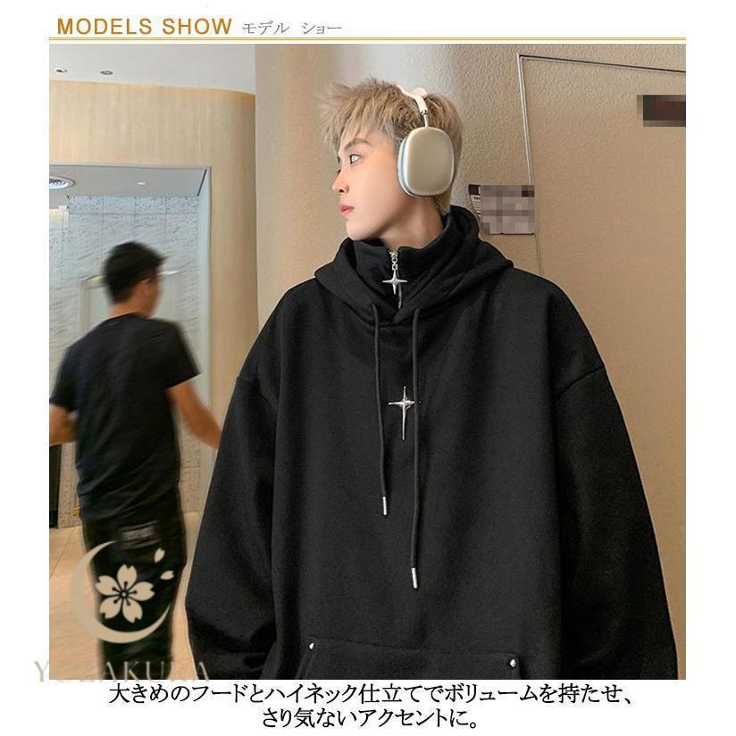 新品正規品【V12/XL】NECKPARKA ネックウォーマー内臓パーカー裏起毛 メンズウェア