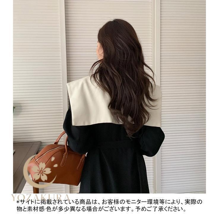 春 夏 ワンピース レトロ 長袖 レディース ロングワンピ 長袖