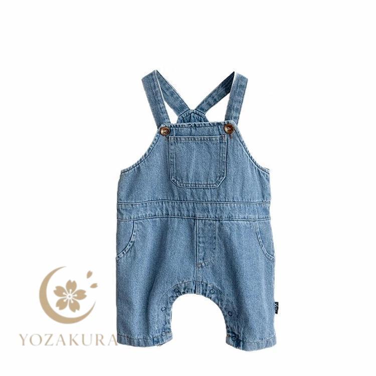 ベビー サロペット パンツ デニム ベビー服 キッズ ユニックス