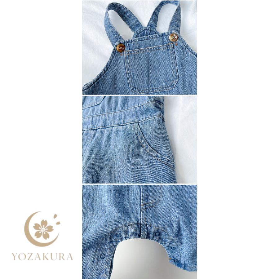 ベビー サロペット パンツ デニム ベビー服 キッズ ユニックス