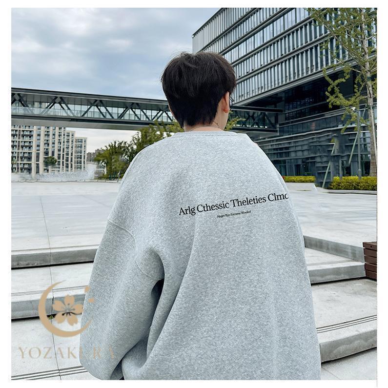 トレーナー パーカー メンズ スウェット Tシャツ プルオーバー 丸首