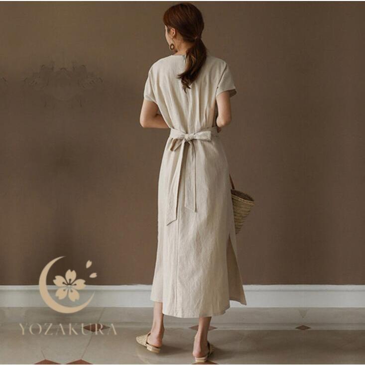 ワンピース レディース 夏 春 40代 Aライン ロング丈 大きいサイズ
