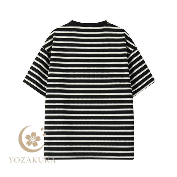 夏 メンズ 半袖tシャツ 半袖 Tシャツ tシャツ ボーダー柄 トップス