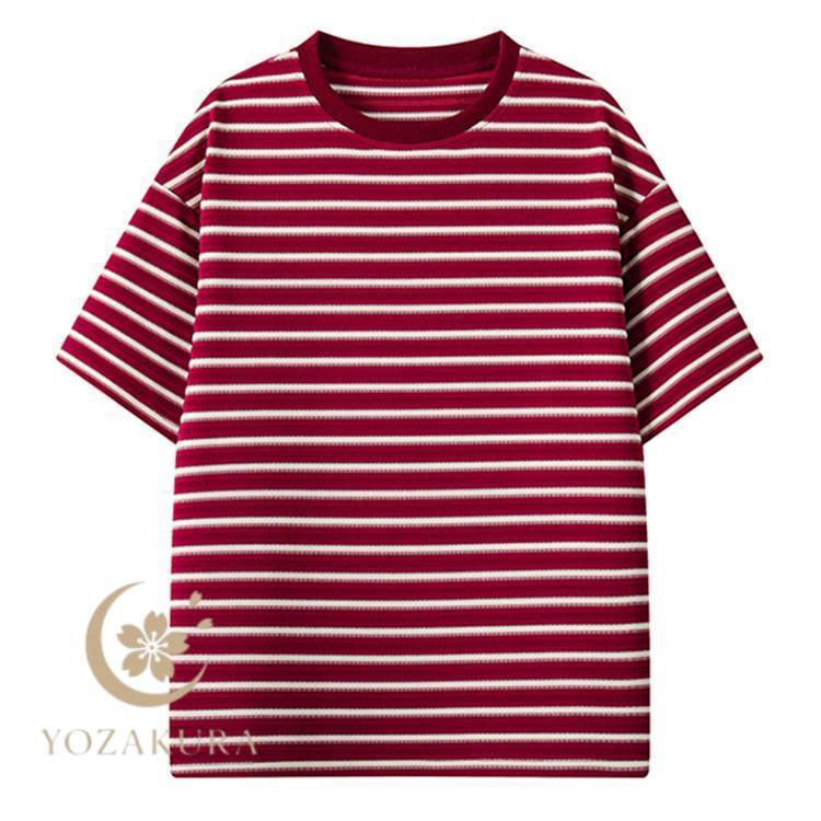 夏 メンズ 半袖tシャツ 半袖 Tシャツ tシャツ ボーダー柄 トップス