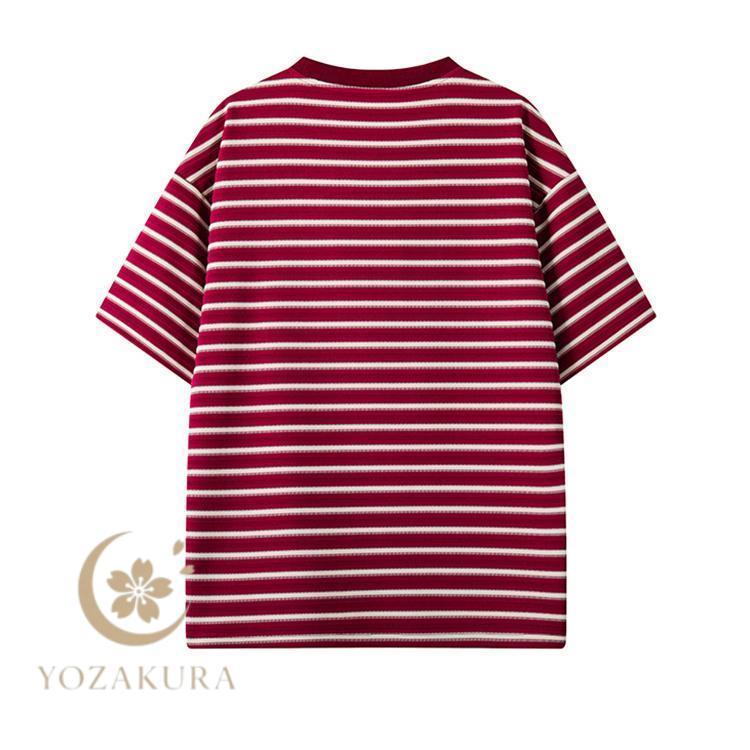 夏 メンズ 半袖tシャツ 半袖 Tシャツ tシャツ ボーダー柄 トップス