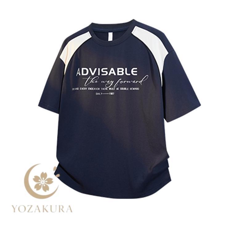 半袖tシャツ メンズ 半袖 Tシャツ スウェット お兄系 スポーツウェア