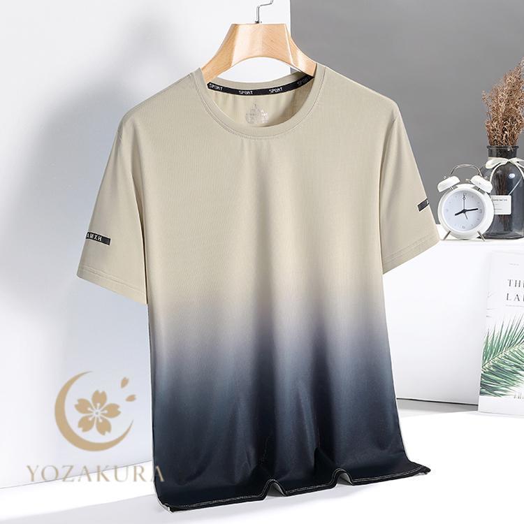 半袖tシャツ メンズ tシャツ スポーツウェア 半袖 接触冷感 涼しい