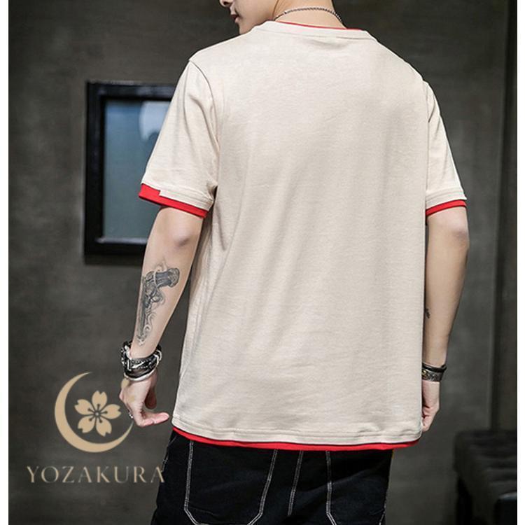 メンズ 半袖tシャツ 半袖 Tシャツ tシャツ おしゃれ お兄系 サマー