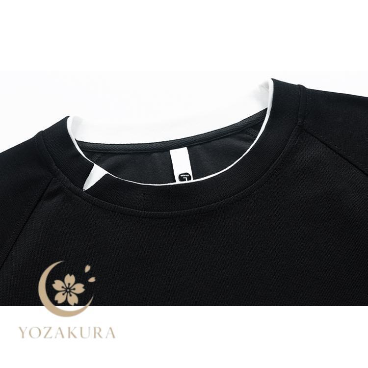 メンズ tシャツ 半袖tシャツ 半袖 Tシャツ フェイク レイヤード 重ね着