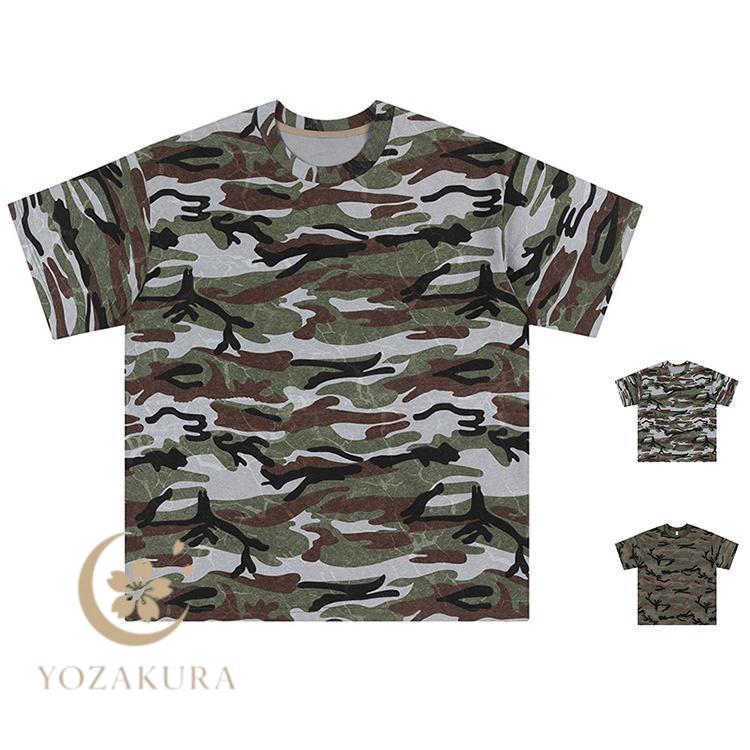 メンズ 半袖 Tシャツ 半袖tシャツ 迷彩 カットソー スポーツ メンズ