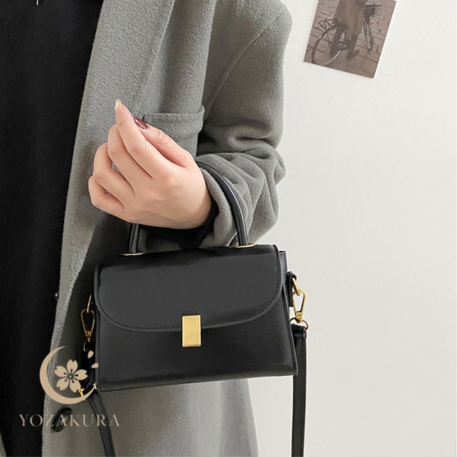 レトロショルダーバッグPUレザー2way : YOZAKURA-SHOP - 通販 - Yahoo