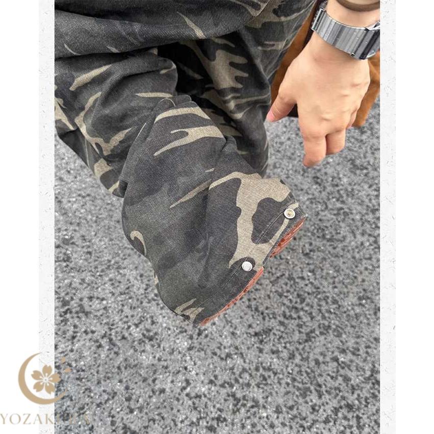 カーゴパンツ迷彩パンツ レディース 長ズボン ゆったり ワイド