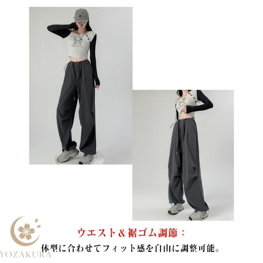 体型カバー レディース ストレート 夏 ポケット付き 秋 ハイウエスト