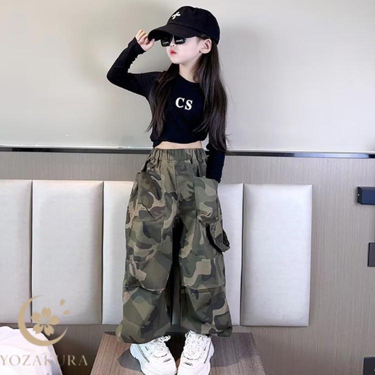 キッズ 秋服 ダンス衣装 パンツ カーゴパンツ サルエルパンツ 男の子