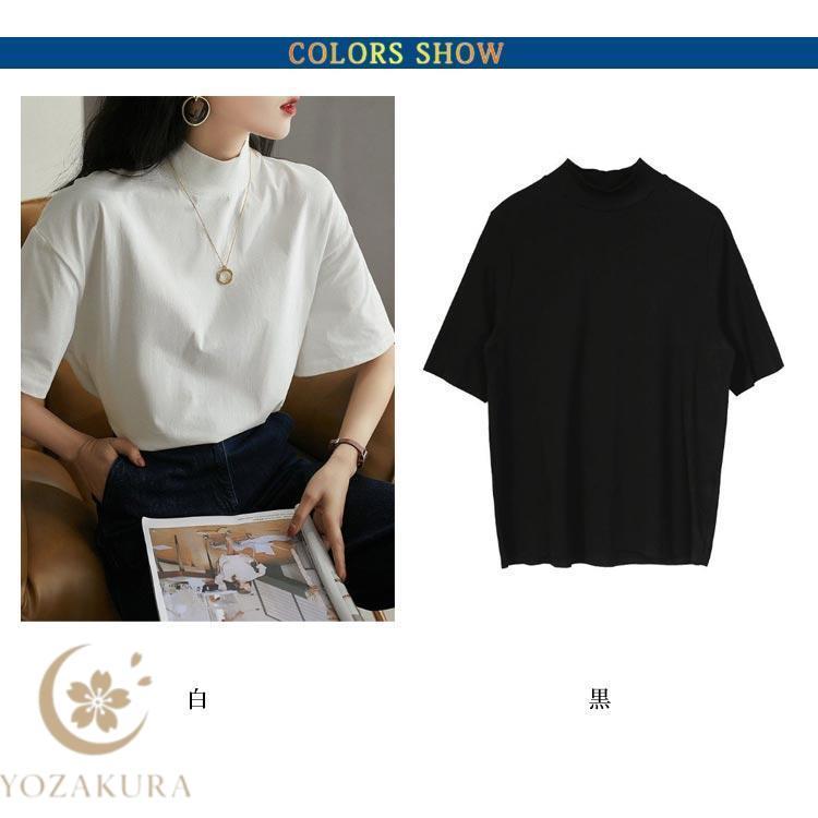 春 首もとをおしゃれに隠せる！ レディース トップス tシャツ 涼しい