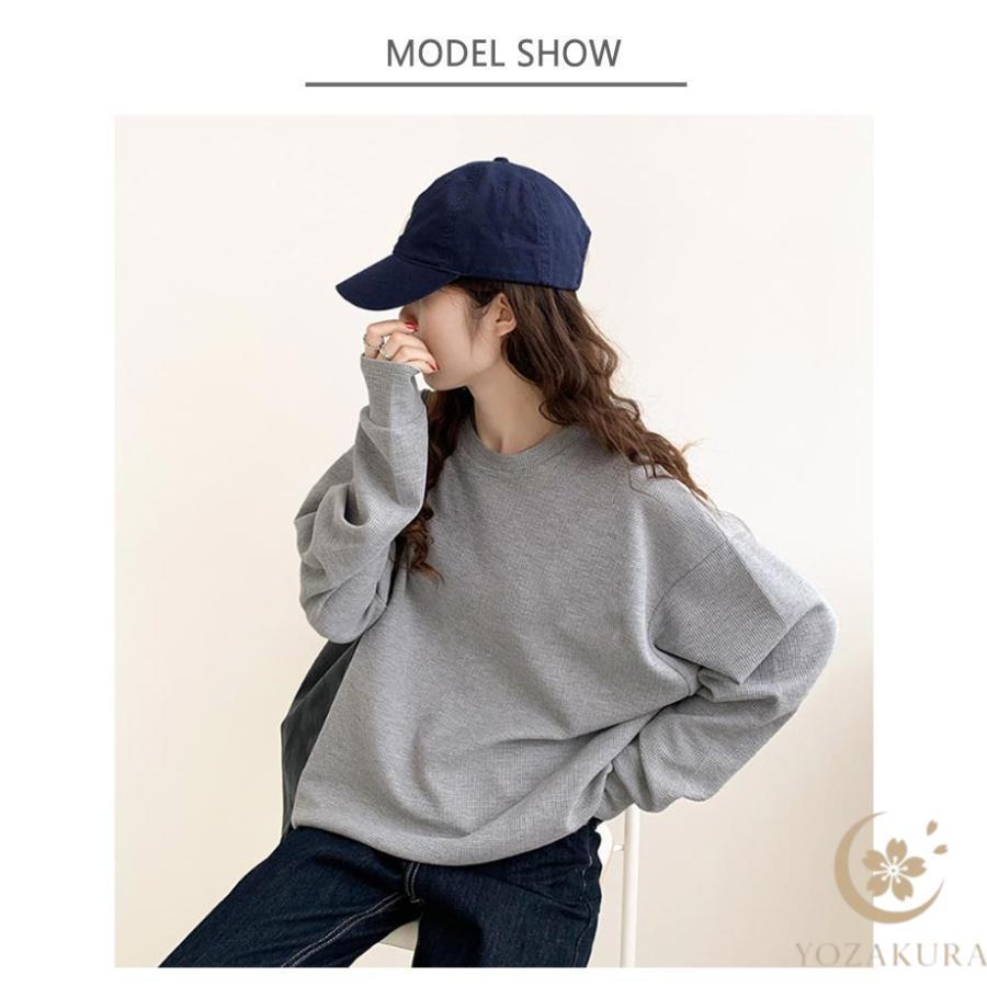 Tシャツ ワッフルTシャツ レディース 女性用 ワッフル長袖スポーツ
