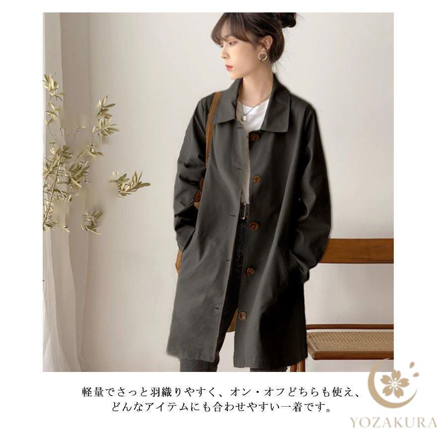 カシェットの大人かわいい春コート 全3色 コート レディース 春 トレンチコート スプリングコート 秋