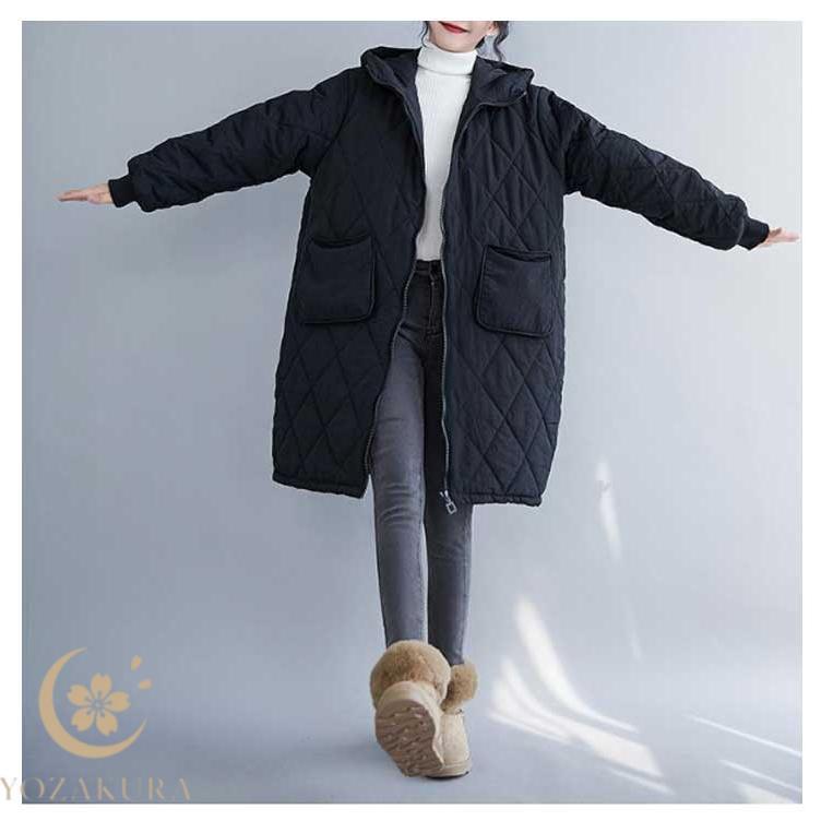 キルティングコート レディース キルティングジャケット 秋 冬 中綿