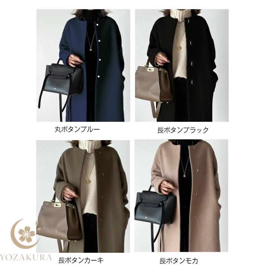 春コート　ヒノーレ ROPÉ PICNIC(ロペピクニック) / JAPAN FABRIC中伝ノーカラーコート