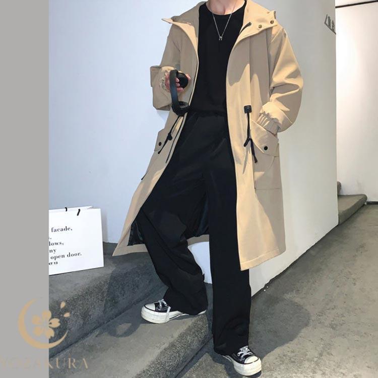 トレンチコート メンズ 春コート スプリングコート ビジネス