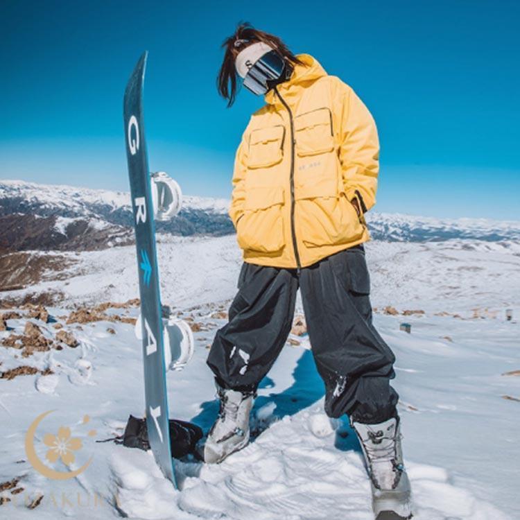 スキーパンツ 防風 メンズ レディース 秋 スノーボードウェア 薄手