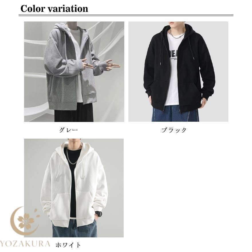 パーカー メンズ ジップパーカー スウェットパーカー アウター フード
