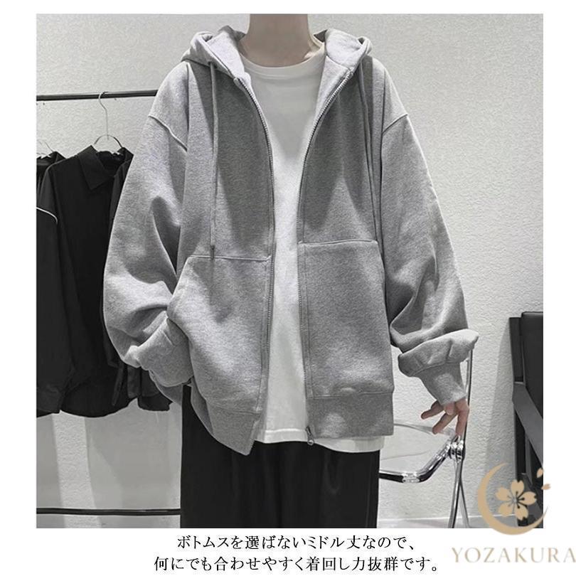 パーカー レディース ジップアップパーカー 春 秋 薄手 フード付き