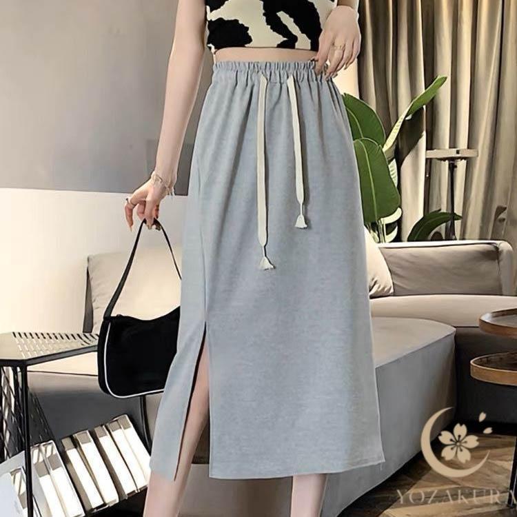 レオナール　タイトスカート　綿100%　Lサイズ レオナール タイトスカート 綿100% Lサイズ