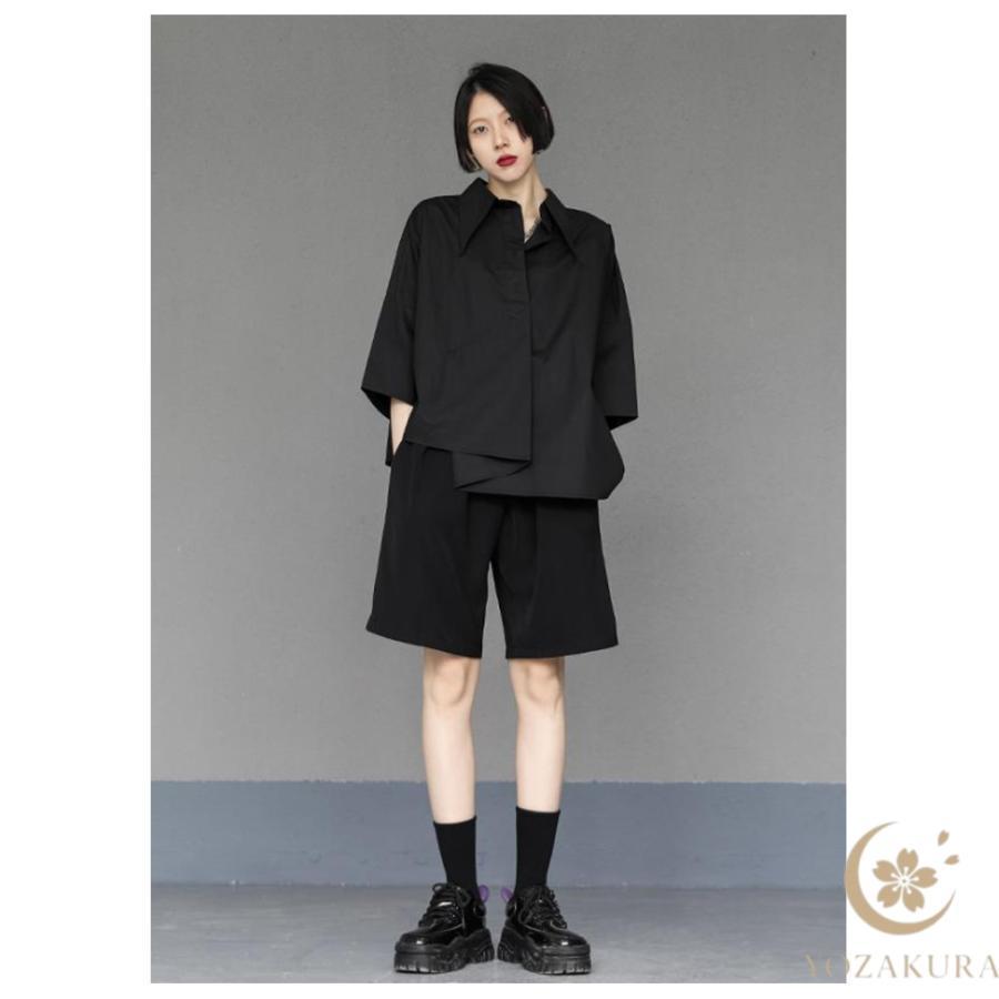 ブラックピースナウ アシンメトリー シャツ　ブラウス BLACK PEACE NOW ブラックピースナウ アシメブラウス 皇子系 【公式通販】