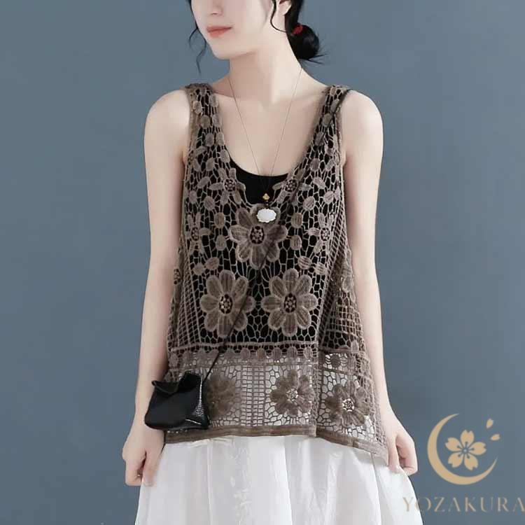 CADUNE 柄編みベスト 店舗限定色 NARU(ナル) NATURAL COLORED WOOL 柄編みニットベスト 665405 | ALL
