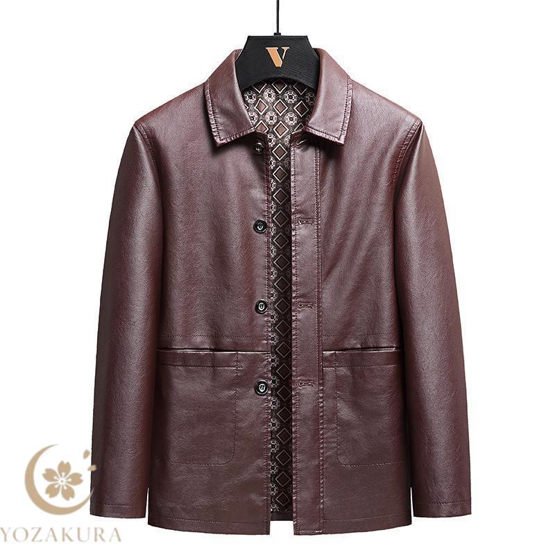 ライダースジャケット メンズ レザー ジャケット シングルライダース