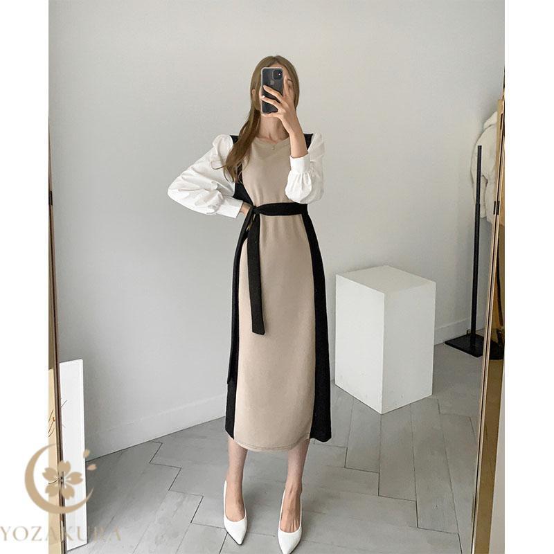 春モテ服❤️ロング妖精セクシーワンピース✨高見えスイング