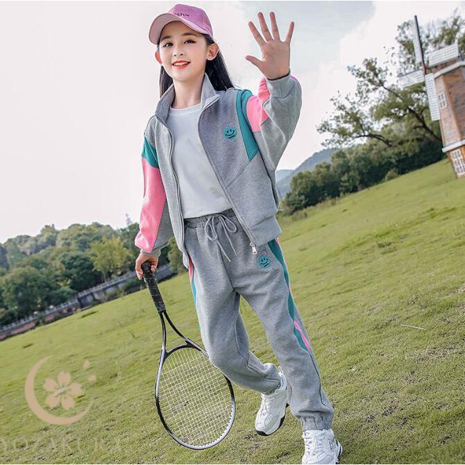 ジャージ キッズ 女の子 上下 長袖 春秋 子供服 セットアップ パーカー