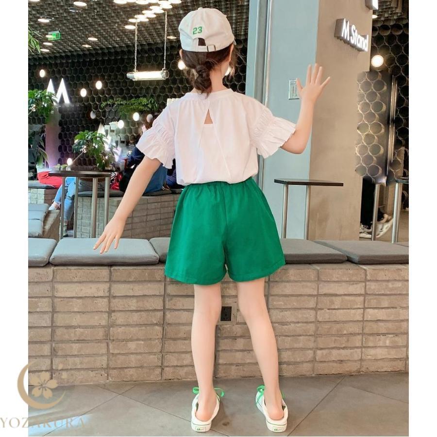 半袖Tシャツ ショットパンツ 2点セット 可愛い 女の子 夏 お出かけ