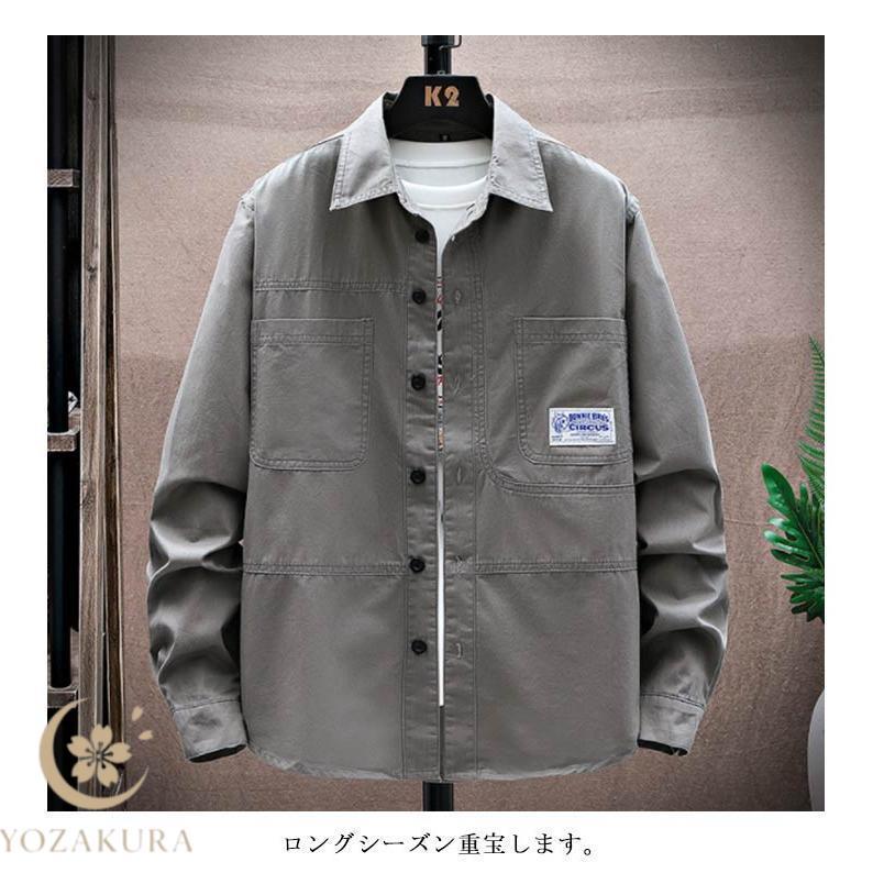 3種類×6サイズ ミリタリーシャツ メンズ 長袖 ミリタリージャケット