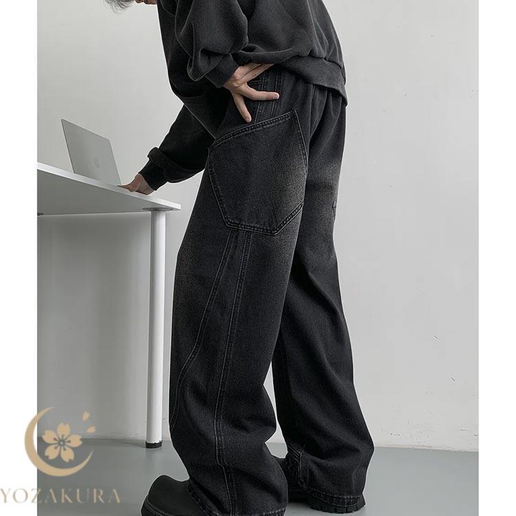 デニムパンツ あったかパンツ 裏起毛 ジーンズ 秋 ロングパンツ 厚手