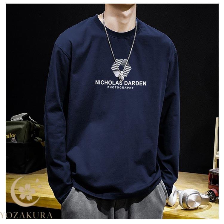 カットソー ブランド Tシャツ ロンT メンズ 長袖 ロングTシャツ