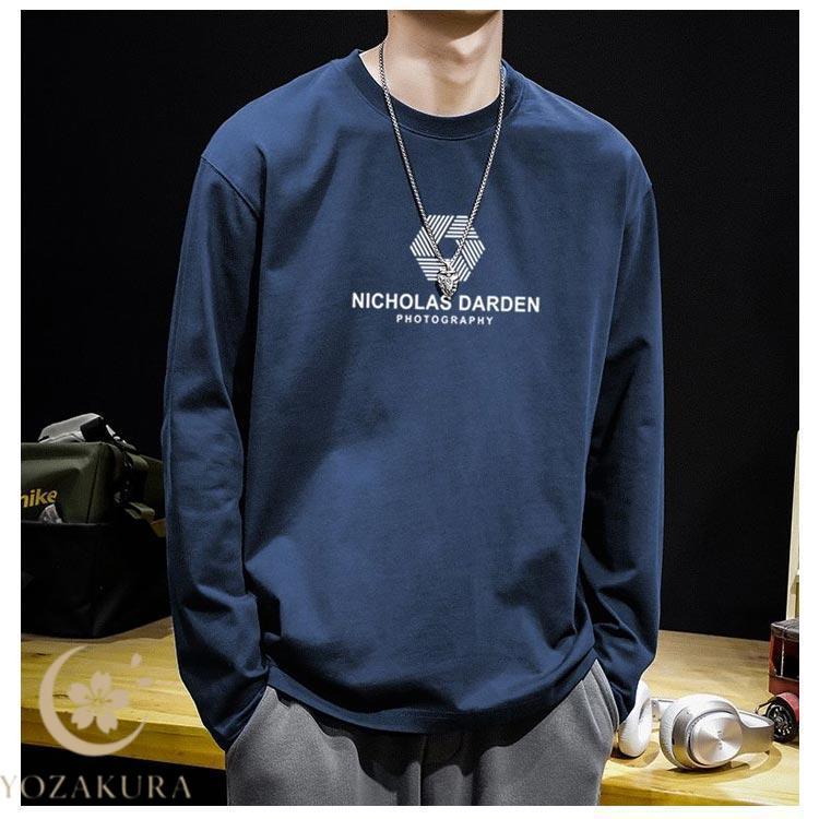カットソー ブランド Tシャツ ロンT メンズ 長袖 ロングTシャツ