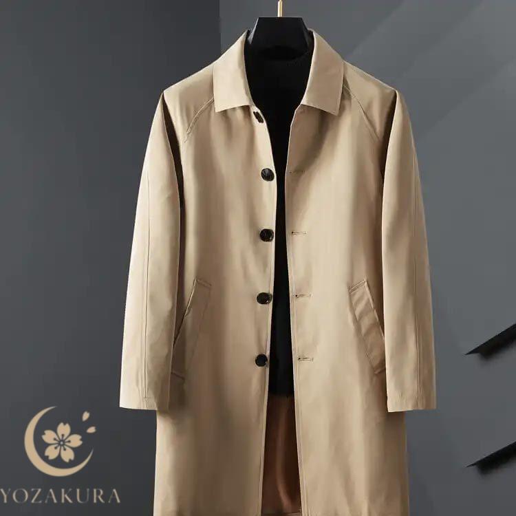 M~5XL!ステンカラーコート ビジネスコート 春アウター メンズ