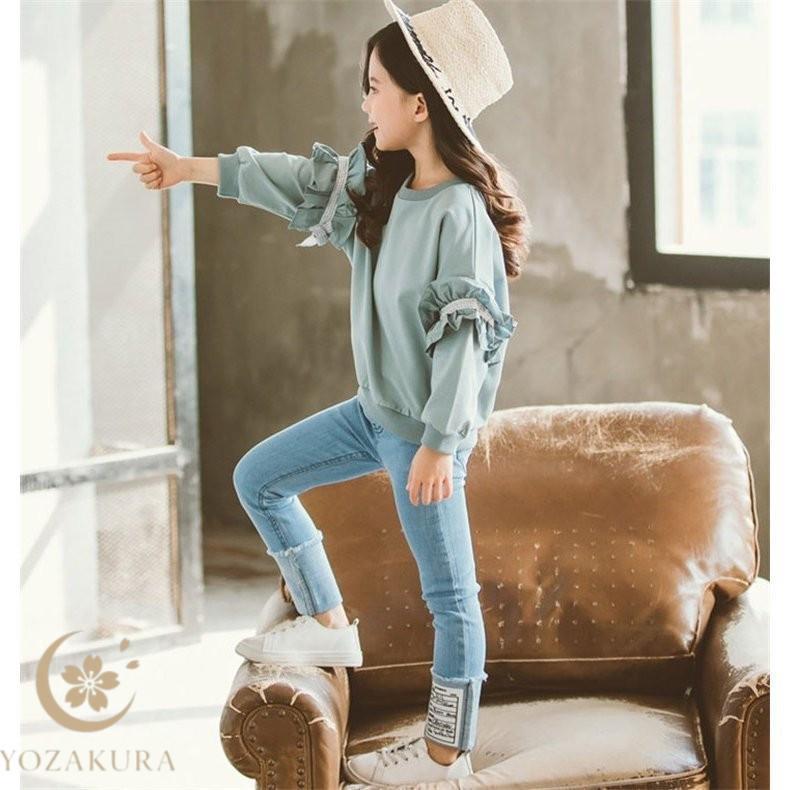 子供服 セットアップ 女の子 長袖 春秋 秋着 上下セット 韓国子供服